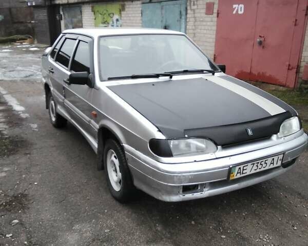 Серый ВАЗ 2115 Самара, объемом двигателя 1.5 л и пробегом 191 тыс. км за 1200 $, фото 1 на Automoto.ua