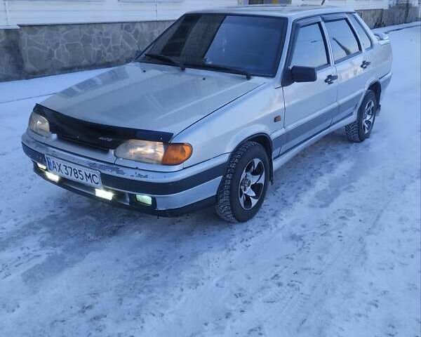 Серый ВАЗ 2115 Самара, объемом двигателя 1.5 л и пробегом 223 тыс. км за 1800 $, фото 1 на Automoto.ua