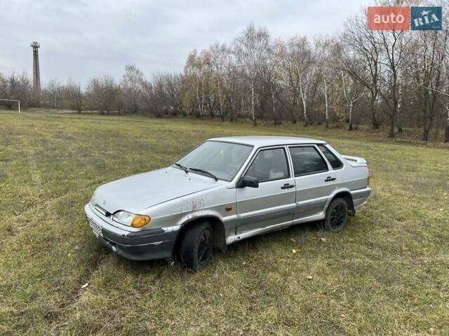 Серый ВАЗ 2115 Самара, объемом двигателя 1.5 л и пробегом 230 тыс. км за 1500 $, фото 1 на Automoto.ua