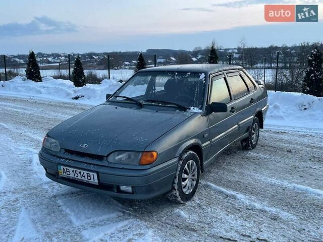Серый ВАЗ 2115 Самара, объемом двигателя 1.5 л и пробегом 241 тыс. км за 1550 $, фото 1 на Automoto.ua