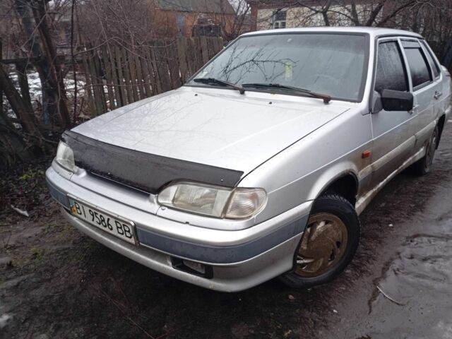 Серый ВАЗ 2115 Самара, объемом двигателя 1.5 л и пробегом 200 тыс. км за 1233 $, фото 1 на Automoto.ua