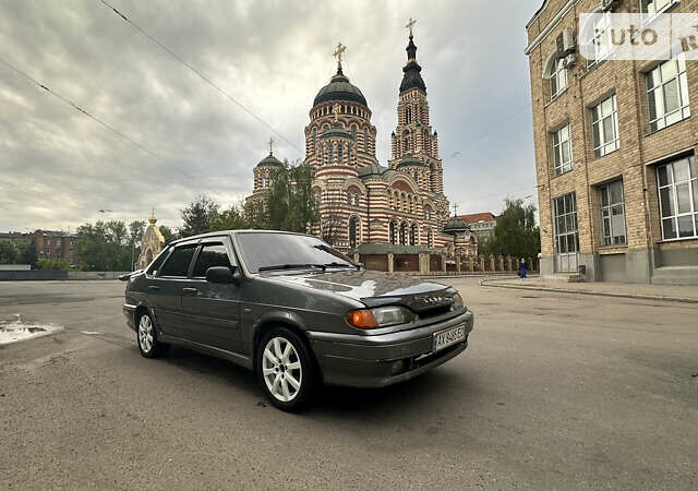 Серый ВАЗ 2115 Самара, объемом двигателя 1.5 л и пробегом 190 тыс. км за 1350 $, фото 1 на Automoto.ua