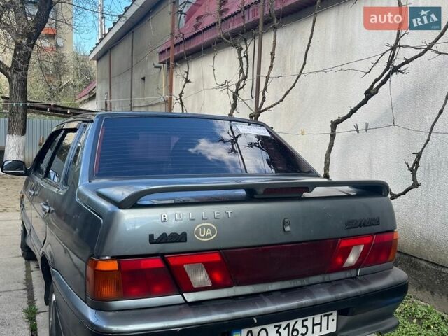 Серый ВАЗ 2115 Самара, объемом двигателя 1.5 л и пробегом 177 тыс. км за 2100 $, фото 1 на Automoto.ua