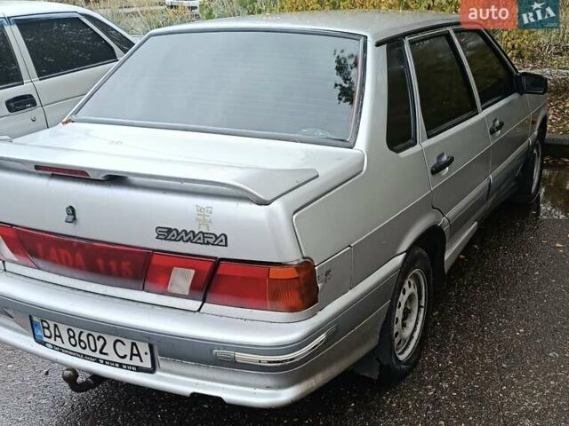 Серый ВАЗ 2115 Самара, объемом двигателя 1.6 л и пробегом 250 тыс. км за 1500 $, фото 1 на Automoto.ua