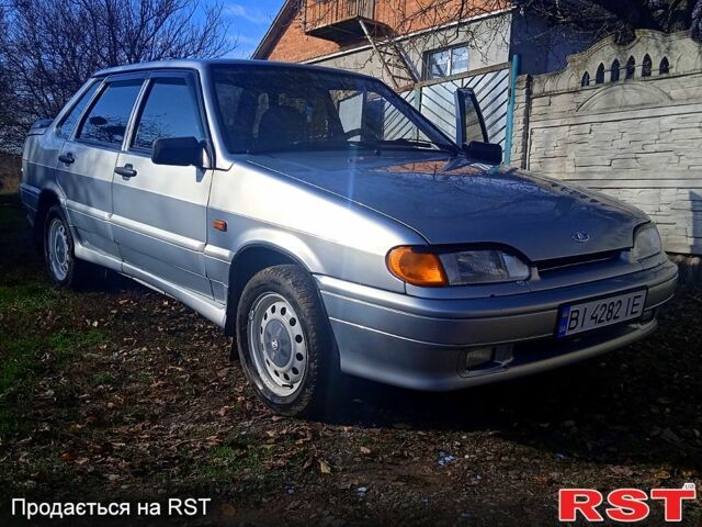 Серый ВАЗ 2115 Самара, объемом двигателя 1.6 л и пробегом 200 тыс. км за 2100 $, фото 1 на Automoto.ua