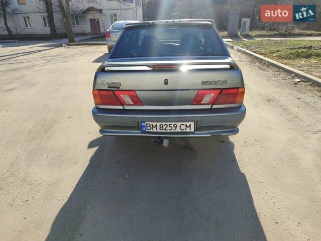 Серый ВАЗ 2115 Самара, объемом двигателя 1.6 л и пробегом 201 тыс. км за 2500 $, фото 1 на Automoto.ua