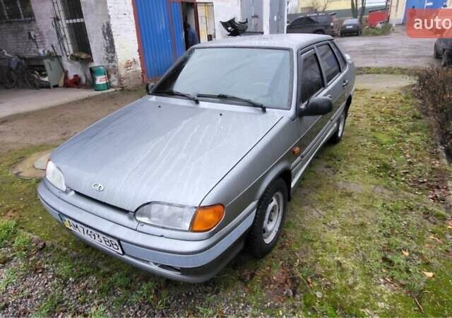 Серый ВАЗ 2115 Самара, объемом двигателя 1.6 л и пробегом 125 тыс. км за 2300 $, фото 1 на Automoto.ua
