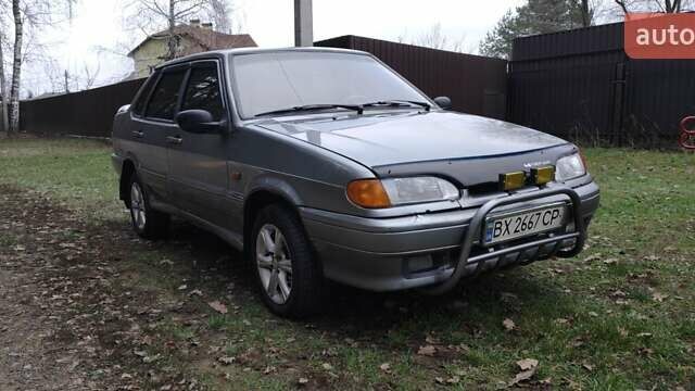 Серый ВАЗ 2115 Самара, объемом двигателя 1.6 л и пробегом 179 тыс. км за 2000 $, фото 1 на Automoto.ua