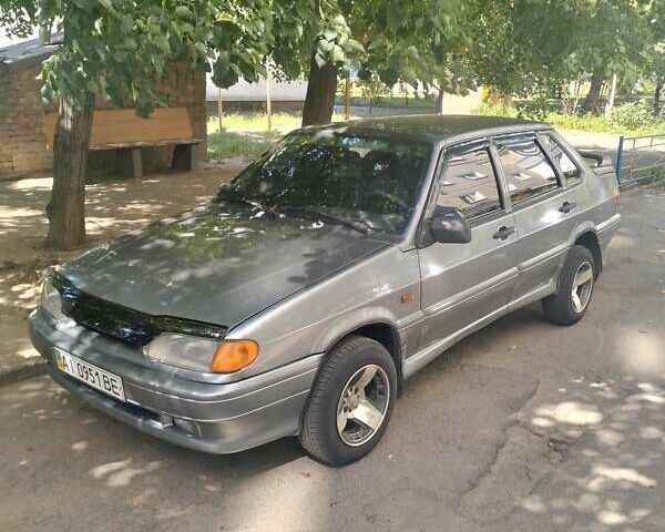 Серый ВАЗ 2115 Самара, объемом двигателя 1.6 л и пробегом 202 тыс. км за 2500 $, фото 1 на Automoto.ua