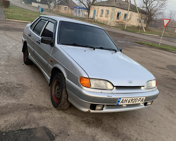 Серый ВАЗ 2115 Самара, объемом двигателя 1.6 л и пробегом 158 тыс. км за 2500 $, фото 1 на Automoto.ua