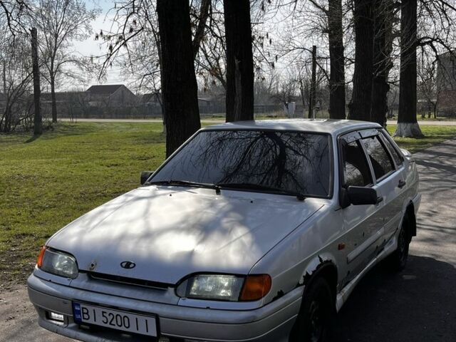 Серый ВАЗ 2115 Самара, объемом двигателя 1.6 л и пробегом 160 тыс. км за 1038 $, фото 1 на Automoto.ua