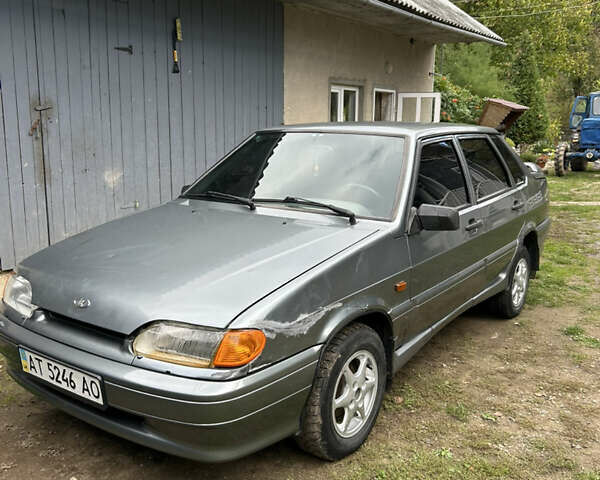 Серый ВАЗ 2115 Самара, объемом двигателя 1.6 л и пробегом 115 тыс. км за 1600 $, фото 1 на Automoto.ua