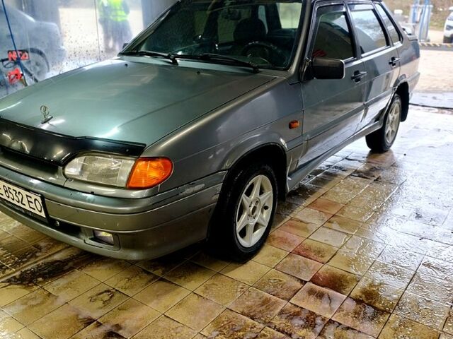 Серый ВАЗ 2115 Самара, объемом двигателя 1.6 л и пробегом 200 тыс. км за 1500 $, фото 1 на Automoto.ua