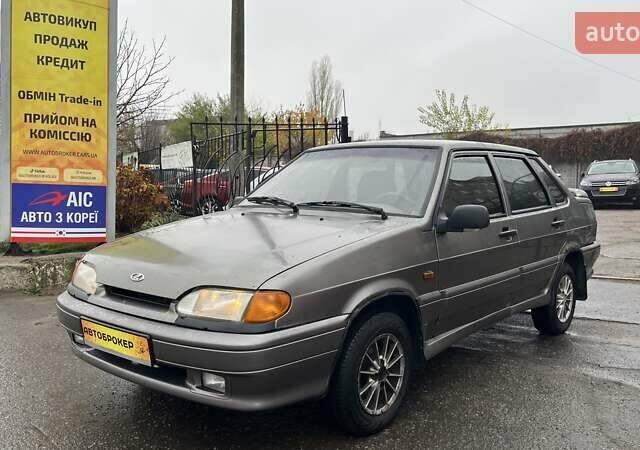 Серый ВАЗ 2115 Самара, объемом двигателя 1.6 л и пробегом 185 тыс. км за 1500 $, фото 1 на Automoto.ua