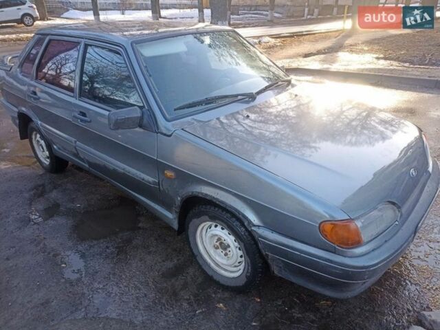 Серый ВАЗ 2115 Самара, объемом двигателя 1.6 л и пробегом 220 тыс. км за 950 $, фото 1 на Automoto.ua