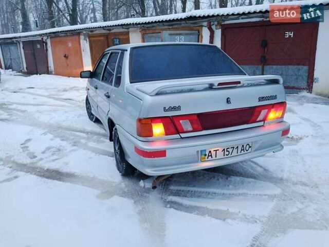 Серый ВАЗ 2115 Самара, объемом двигателя 1.6 л и пробегом 167 тыс. км за 1700 $, фото 1 на Automoto.ua
