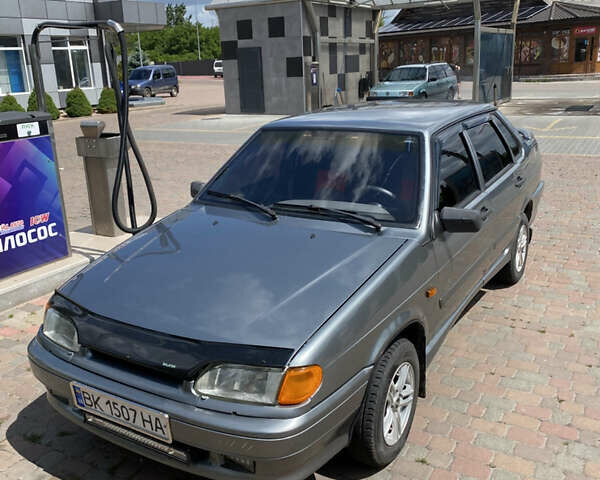 Серый ВАЗ 2115 Самара, объемом двигателя 1.6 л и пробегом 130 тыс. км за 1900 $, фото 1 на Automoto.ua