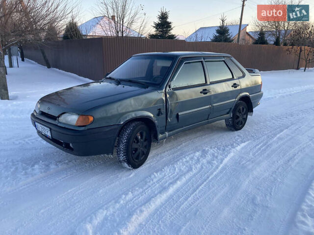 Серый ВАЗ 2115 Самара, объемом двигателя 1.6 л и пробегом 150 тыс. км за 1500 $, фото 1 на Automoto.ua