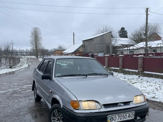 Серый ВАЗ 2115 Самара, объемом двигателя 1.6 л и пробегом 200 тыс. км за 550 $, фото 1 на Automoto.ua