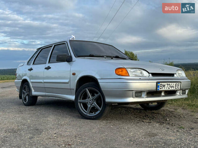 Серый ВАЗ 2115 Самара, объемом двигателя 1.6 л и пробегом 94 тыс. км за 3200 $, фото 1 на Automoto.ua