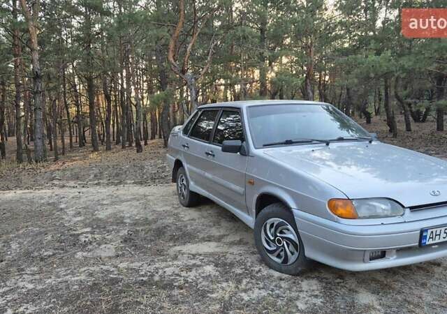 Серый ВАЗ 2115 Самара, объемом двигателя 1.6 л и пробегом 210 тыс. км за 2600 $, фото 1 на Automoto.ua