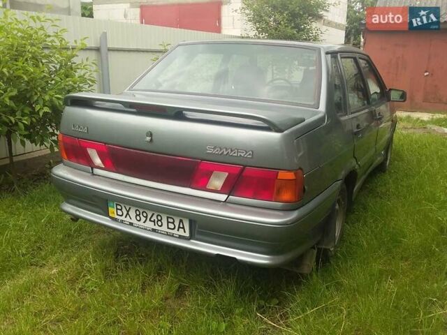 Серый ВАЗ 2115 Самара, объемом двигателя 1.6 л и пробегом 51 тыс. км за 3600 $, фото 1 на Automoto.ua