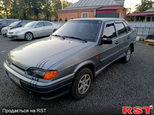 Серый ВАЗ 2115 Самара, объемом двигателя 1.6 л и пробегом 130 тыс. км за 2100 $, фото 1 на Automoto.ua