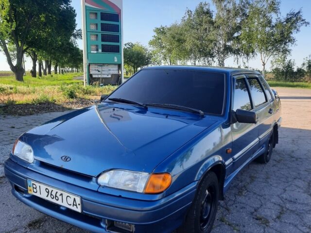 Синий ВАЗ 2115 Самара, объемом двигателя 1.5 л и пробегом 150 тыс. км за 1700 $, фото 1 на Automoto.ua