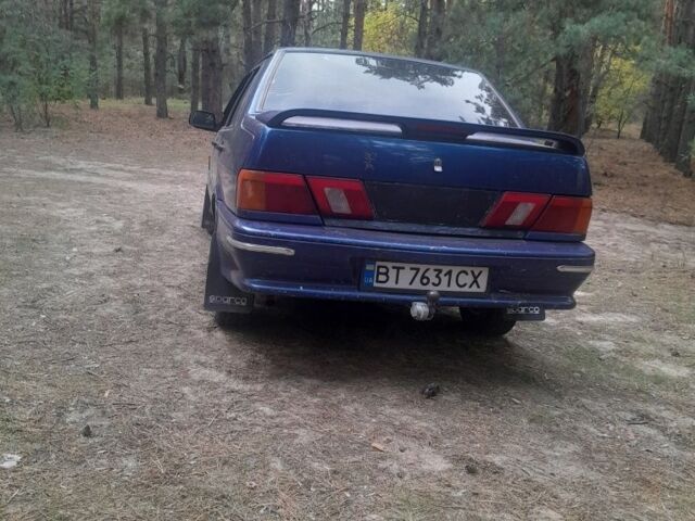 Синий ВАЗ 2115 Самара, объемом двигателя 1.5 л и пробегом 250 тыс. км за 1500 $, фото 1 на Automoto.ua