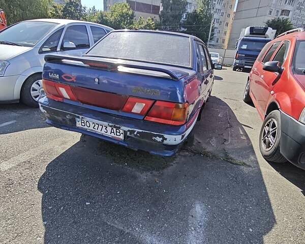 Синий ВАЗ 2115 Самара, объемом двигателя 1.5 л и пробегом 195 тыс. км за 899 $, фото 1 на Automoto.ua