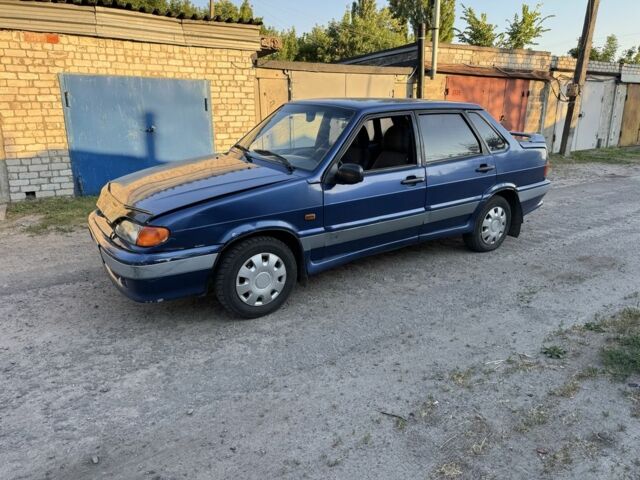 Синий ВАЗ 2115 Самара, объемом двигателя 1.5 л и пробегом 4 тыс. км за 700 $, фото 1 на Automoto.ua