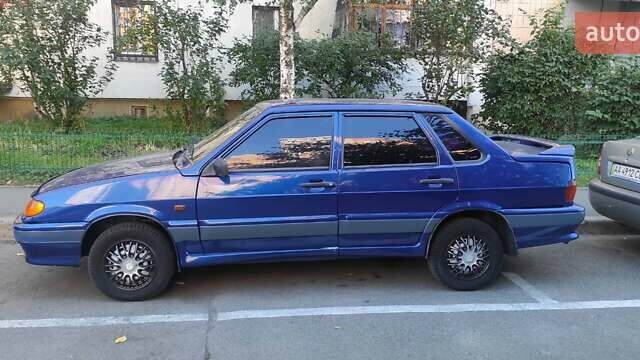 Синій ВАЗ 2115 Самара, об'ємом двигуна 1.5 л та пробігом 340 тис. км за 2000 $, фото 1 на Automoto.ua