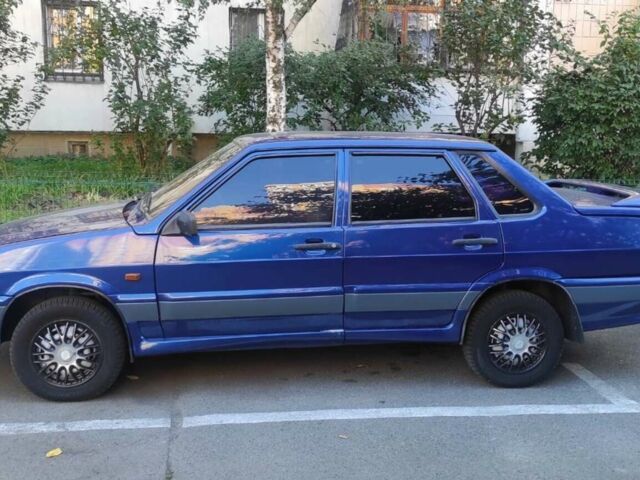 Синий ВАЗ 2115 Самара, объемом двигателя 1.5 л и пробегом 340 тыс. км за 2000 $, фото 1 на Automoto.ua