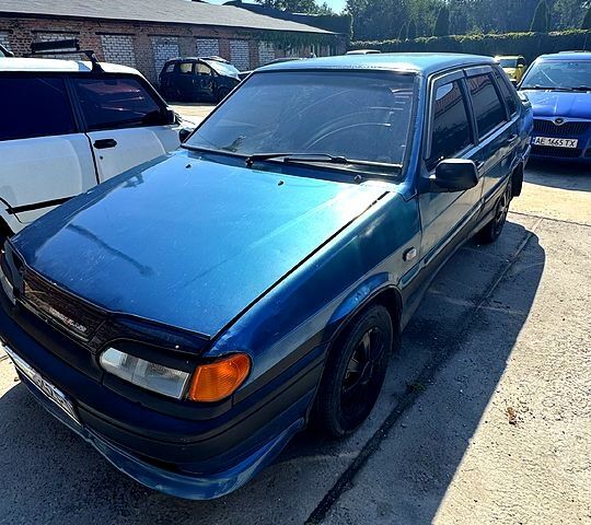 Синий ВАЗ 2115 Самара, объемом двигателя 1.5 л и пробегом 200 тыс. км за 1150 $, фото 1 на Automoto.ua