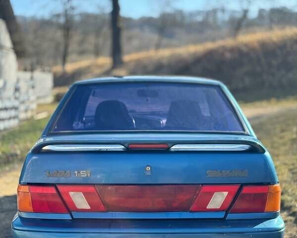 Синий ВАЗ 2115 Самара, объемом двигателя 1.5 л и пробегом 162 тыс. км за 1800 $, фото 1 на Automoto.ua