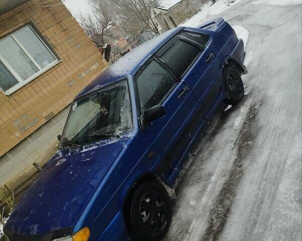 Синий ВАЗ 2115 Самара, объемом двигателя 1.5 л и пробегом 210 тыс. км за 1450 $, фото 1 на Automoto.ua