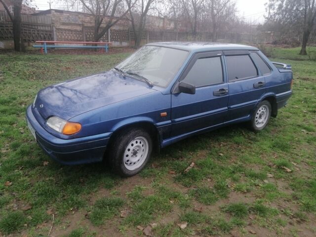 Синий ВАЗ 2115 Самара, объемом двигателя 1.5 л и пробегом 200 тыс. км за 2150 $, фото 1 на Automoto.ua