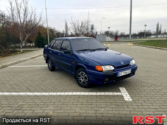 Синий ВАЗ 2115 Самара, объемом двигателя 1.5 л и пробегом 280 тыс. км за 1250 $, фото 1 на Automoto.ua