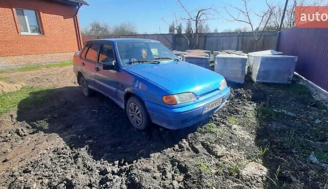 Синій ВАЗ 2115 Самара, об'ємом двигуна 1.5 л та пробігом 174 тис. км за 1600 $, фото 1 на Automoto.ua