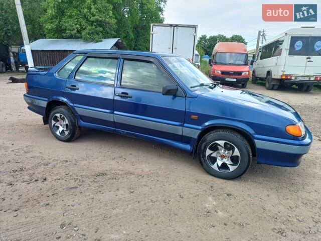 Синий ВАЗ 2115 Самара, объемом двигателя 1.5 л и пробегом 136 тыс. км за 2500 $, фото 1 на Automoto.ua