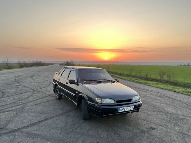 Синий ВАЗ 2115 Самара, объемом двигателя 1.6 л и пробегом 229 тыс. км за 1200 $, фото 1 на Automoto.ua