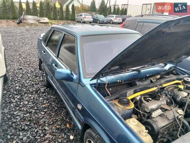 Синий ВАЗ 2115 Самара, объемом двигателя 1.6 л и пробегом 350 тыс. км за 1200 $, фото 1 на Automoto.ua