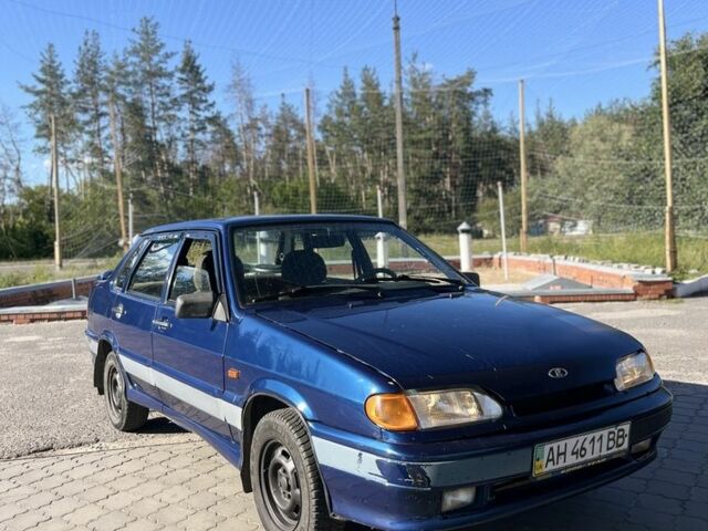 Синий ВАЗ 2115 Самара, объемом двигателя 1.5 л и пробегом 200 тыс. км за 1400 $, фото 1 на Automoto.ua