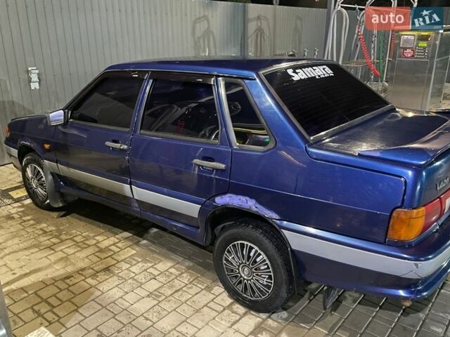 Синий ВАЗ 2115 Самара, объемом двигателя 1.5 л и пробегом 171 тыс. км за 1600 $, фото 1 на Automoto.ua