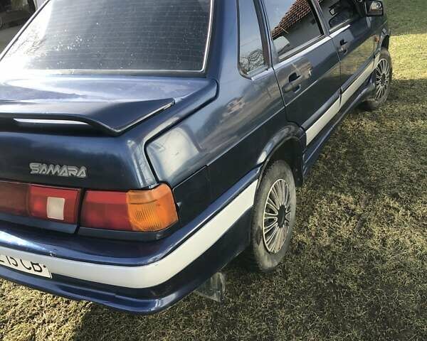 Синій ВАЗ 2115 Самара, об'ємом двигуна 1.5 л та пробігом 132 тис. км за 2100 $, фото 1 на Automoto.ua