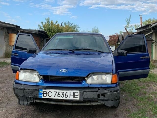 Синий ВАЗ 2115 Самара, объемом двигателя 1.6 л и пробегом 100 тыс. км за 800 $, фото 1 на Automoto.ua