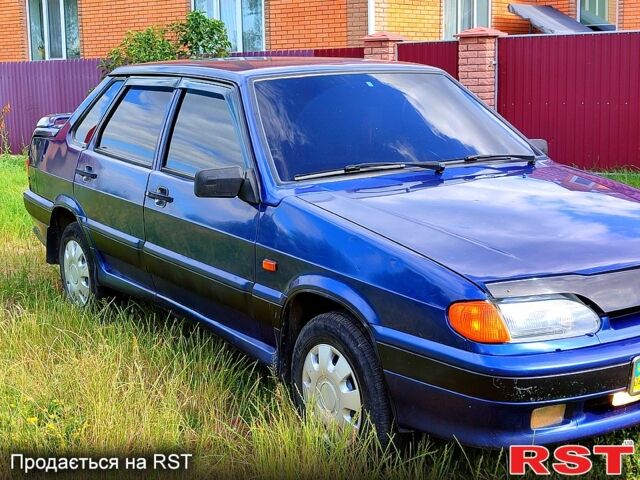 Синий ВАЗ 2115 Самара, объемом двигателя 1.6 л и пробегом 235 тыс. км за 1750 $, фото 1 на Automoto.ua
