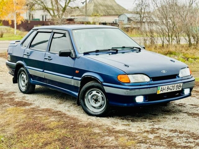 Синий ВАЗ 2115 Самара, объемом двигателя 1.5 л и пробегом 228 тыс. км за 1650 $, фото 1 на Automoto.ua