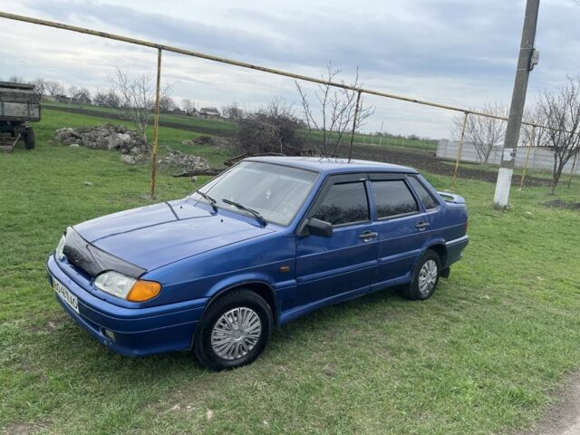 Синий ВАЗ 2115 Самара, объемом двигателя 1.6 л и пробегом 150 тыс. км за 2100 $, фото 1 на Automoto.ua