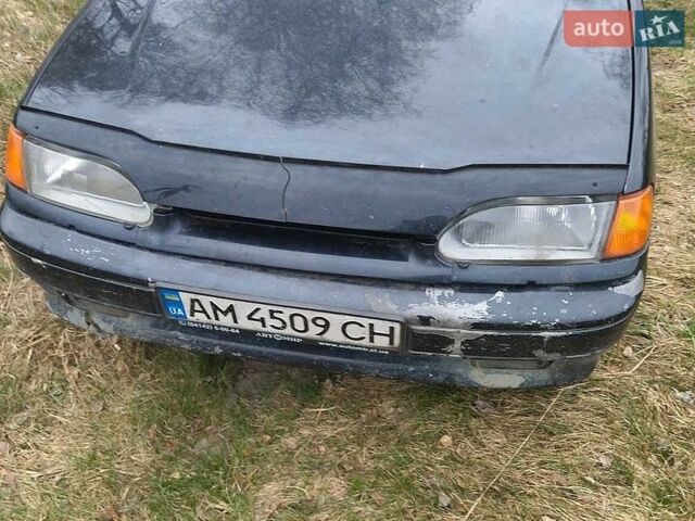 Синий ВАЗ 2115 Самара, объемом двигателя 1.6 л и пробегом 210 тыс. км за 1000 $, фото 1 на Automoto.ua